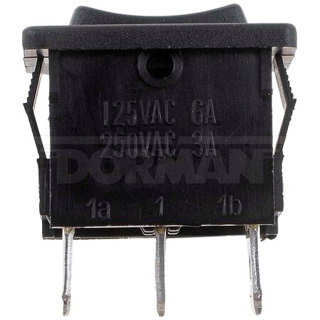 Motormite On-Off-On Non -Glow Black Rectangular St, 85969 85969